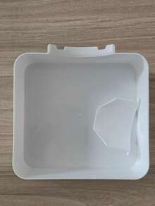 Washing Machine Drip Tray, Bathroom Waterproof Floor Protection Mat, Anti-Overflow And Anti-Leakage Tray, Laundry Area Home Supplies And Home Storage Organization, Room Decor, Bathroom Accessories, Autumn Home Decor - White - View 12