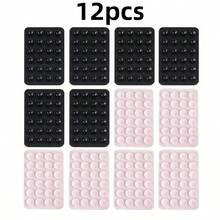 12pcs Silicone Suction Cup Phone Grip Stickers, Stable Adhesion, Suitable For Bathroom, Makeup, Bedside, Driving Navigation, Compatible With IPhone, Android Phones, Practical Gift For Friends - Multicolor - View 15