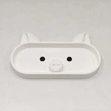 Pink Pig-Shaped Storage Tray With Pig-Themed Lid, Suitable For Storing Glasses, Jewelry And Small Accessories, Cute Pig-Shaped Coin Bank And Desktop Decoration, Plastic Desktop Organizer, Suitable For Bedside Table And Office - Multicolor - View 12