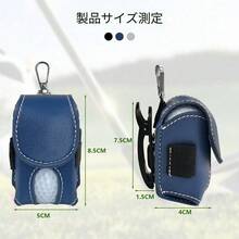 ゴルフボール掛け袋 ボール収納袋 携帯用収納掛けバッグ ミニ版ボールバッグ - グレー - チェックする 10