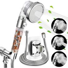 Tatukiko Hard Water Specific Filter Shower Head With Stop Function; High-Pressure Four-Mode Shower Head With Built-In Powerful Spray Function For Cleaning Corners, Bathtubs, And Areas Around Pets; Soft Water Handheld Shower Head That Removes Chlorine - Multicolor - View 1