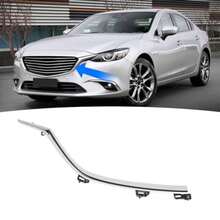 Chrome Front Lower Grille Trim, Replacement Molding Cover para 6 2014-2017, Front Grille Frame, Estética Exquisita - A - Ver 4