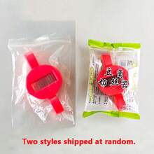 多功能塑膠手動剝豆切片工具,無需餵料,實用廚房用具與配件,適合餐廳使用 - 彩色 - 查看 10