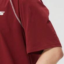 Skechers Men's Contrast Stitch Raglan Cooling Quick-Dry Crew Neck Short Sleeve T-Shirt - Burgundy - View 5