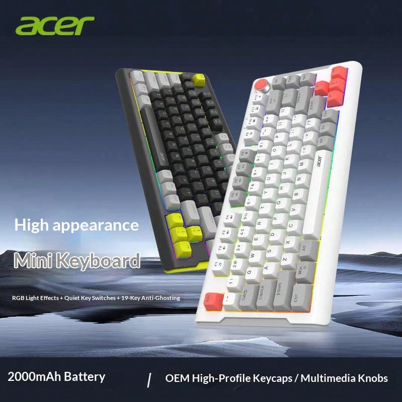 Acer Twilight Gray And Moonlight Gray Dual-Color Options, Tri-Mode ...