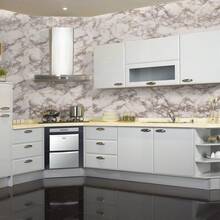 Marble Pattern Kitchen Oil-Proof Film, Stove Waterproof & Moisture-Proof Self-Adhesive Wallpaper, Countertop & Cabinet Renovation Tile Sticker - 1PC - View 7
