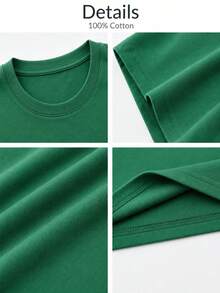 Women T-Shirts - 墨綠色 - 查看 3