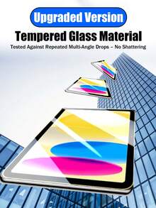 Gorilla Hero 1pc, High Hardness Upgraded Tempered Glass Screen Protector, Compatible With Tablet Series, High Definition High Transparency Optical Grade Design, Fully Restore Original Screen Clarity, Bright And Soft Display, Compatible With IPad Pro 13(M4)2024(13-Inch)/ Air 13-Inch(2024/2025/2026)/ 11 2025(11-Inch)/ Air 11-Inch(2024/2025/S026)/ Mini4/5/6/7/ Pro 11 2018(11-Inch) And Other Series - Clear - View 3