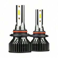 2 个 H11 H7 H4 H1 H3 H13 9005/HB3 9006/HB4 9004 9007 9012 LED 大灯灯泡，6500K 冷白，明亮的 LED 灯泡，全光束汽车大灯灯泡，适用于汽车前灯、雾灯、远光/近光灯，400% 超亮 - 深灰色 - 查看 13
