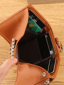 Mini Compact Minimalist Fashionable Practical Portable Key Holder Card Holder Wallet - Multicolor - View 7