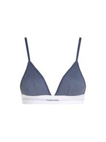 Calvin Klein [Bundle] Top Selling Women's Bras & Bralettes + Modern Cotton 2 Packs Women's Underwear Bralettes - Grey+Black - View 2