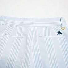 Adidas 女款時尚舒適高爾夫運動休閒直筒短褲 JF4576 - 淡藍/白 - 查看 4