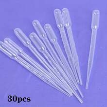 30/100pcs Transparent Plastic Droppers - 3ml Graduated Pipettes And Precision Measuring Tools, Suitable For Essential Oils, Perfumes, Liquids, Laboratory Supplies - Washable, Odorless, Precision Tools, Laboratory Supplies - White - View 13
