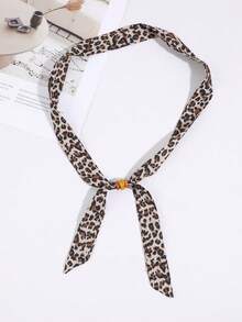 1 pezzo Sciarpa lunga in seta con perline alla moda da donna, nastro per legare borse, fascia per capelli, accessorio regalo, sciarpa di qualità premium, accessorio per capelli, adatto per uscite casual quotidiane - Multicolore - Visualizzare 20