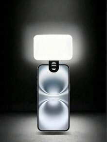 Portable Clip-On LED Fill Light For Sports Photography - Compact Design, 3 Lighting Modes, Adjustable Brightness And Angle, USB Interface, Compatible With Laptop/Phone/Tablet/Zoom Calls/Makeup, Also Suitable For Selfies And Live Streaming, Portable Fill Light - White Light - View 12