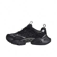 Adidas XLG RUNNER DELUXE Leather Round Toe Comfortable Low-Top Dad Shoes Unisex Black - Black - View 4