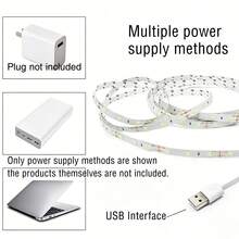 3.28FT-65.6FT Dimmable LED Strip Lights, 3 Color Modes, USB Powered, Cuttable Flexible Light Strip For Bedroom, Kitchen, TV Backlight, Cabinet And Home Decor - 3 Color Temperatures - View 11