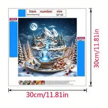 Diamond Painting Kit - Natural Landscape, Animal Farm, Creative Famous Painting Theme DIY 5D Full Drill Craft, Suitable For Home Room Decoration And Wall Decor, Perfect Choice For Holiday Parties And Various Celebratory Occasions - Sets - View 3