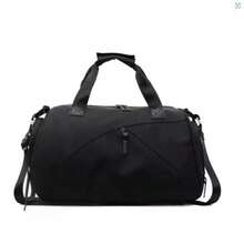 1pc Large Capacity Multi Compartment Handbag With Detachable Shoulder Strap, Dry Wet Separation Wear Resistant Nylon Duffle Bag For Sports Swim Gym Business Short Travel - Multicolor - View 13