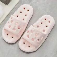 1 Pair Soft Cushion Hole Water-Drain Slippers, Couple Home Bathroom Gym Non-Slip Indoor Slides - Slippers - View 21