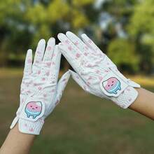 maxbase 1 Pair Women's Golf Gloves, Left And Right Hand Universal, Non-Slip, Breathable And Comfortable, Suitable For Sports And Cycling - A - View 8