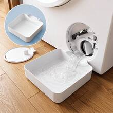 1 Set Washing Machine Drain Pan Laundry Room Floor Protection Mat Anti-Overflow Tray Durable Home Storage Accessory Suitable For Laundry Area Cleaning Supplies - Multicolor - View 3