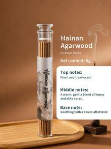 Stik dupa aromatik 5g tersedia dalam empat aroma yang menyenangkan; cocok untuk meditasi, latihan Zen, menghilangkan stres, dan membantu tidur. Ideal untuk digunakan di ruang belajar, ruang teh, rumah, dan kantor, membantu menenangkan suasana hati dan membersihkan udara. - Batang dupa - View 15