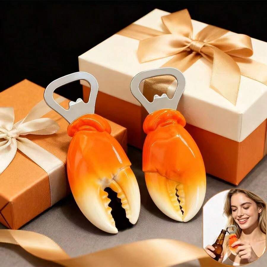 1pc Magnetic Beer Bottle Opener, Refrigerator Adsorption Bottle Cap Opener, Suitable For Kitchen Tools, Suitable For Home/Bar/Party/Camping/Outdoor Activities, Can Be Used As A Novelty Gift For Men, Fathers Or Friends (Gift Box Not Included)