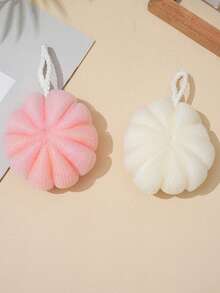 Extra-Large Bath Ball, Soft Bath Sponge, Bubble Bath Ball, Massage Bath Flower, Bathroom Accessories, Available In Multiple Colors, Hook Storage, Space-Saving - Multicolor - View 2