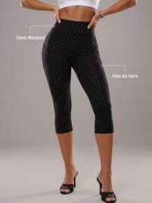 Soyun New Polka Dot Shorts, Comfortable And Easy To Wear, Soft And Skin-Friendly Sports Black - Black - View 4