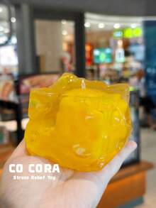 [Squishy] 冰川巨型透明起司 RuiRui 捏捏樂，麥爾冰淇淋多感官軟糯麻糬壓力舒緩玩具，慢回彈，適合成人，辦公桌擺飾，緩解焦慮，手部指尖感官玩具 - 彩色 - 查看 29