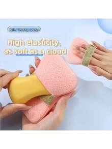 1/2pcs Soap Storage Bag With Bath Sponge: Rich Foam Shower Mesh, Gentle Exfoliation And Lathering - Multicolor - View 5