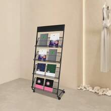 SHIOUCY Magazine Rack - Black 1pc - View 2