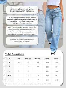 Quần jeans ống đứng dáng thường ngày dành cho nữ, thích hợp cho mùa hè. - Rửa trung bình - Xem 7