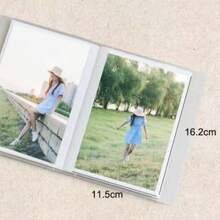 (1 Book Can Hold 100 Photos) Cute Little Heart Series 6-Inch 100-Photo Album 4D, 6-Inch Laminated, 50-Page Inner Pages Children's Photo Album Baby Commemorative Photo Album - Large 6-inch Photo Album - View 7