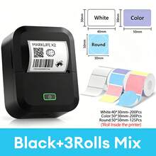 Impresora Térmica Mini Marklife X2 Bluetooth Inalámbrica Máquina de Etiquetas Adhesivas para Escuela Oficina Pequeño Negocio Impresora Multifuncional con iOS y Android - Multicolor - Ver 15