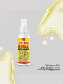 100/180ml Spray de Graxa Lubrificante de Alto Desempenho - Anti-Ferrugem, Anti-Corrosão, Redução de Ruído, Lubrificação Duradoura para Engrenagens, Dobradiças e Maquinário - Líquido - Visão 7