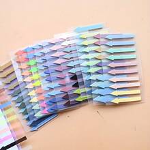 2400pcs 12-Color Gradient Arrow Index Tabs, 1 Pack, Suitable For Student Notes, Highlighting And Sticky Notes Back To School - A - View 10