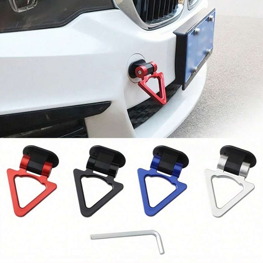 通用賽車風汽車與SUV拖車鉤-三角導向設計,耐用PC材質外掛式拖車鉤 | 重型汽車拖曳配件,適用於大多數車型 | 易於安裝的外掛式拖車鉤,無需鑽孔,保護原廠車漆 | 時尚賽車風拖車鉤,提升車輛外觀 | 送給女性的完美禮物 - A - 查看 1