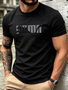 Impala playeras de hombre de Alta Calidad, Manga Corta, ropa de hombre camisas para hombre con Estampado de Moda, Ideal para gym, Casual y Vacaciones, Regalo Día de la Independencia mexico - Negro - Ver 1