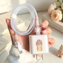1 Set Bintang Laut Karang Kuda Laut Elemen Laut Biru, Cocok dan Kompatibel dengan Casing Pelindung Charger Apple yang Kompatibel dengan Apple 18-20W - MultiWarna - View 5