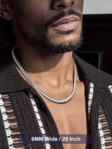 Bandmax Solid Stainless Steel Flat Box Link Chains 2MM/4MM/6MM/8MM Silver/Gold/Black Rolo Cable Chain Necklaces For Men Women 14"-30" Length, Gift Pac - 06 4MM-14K Gold Plated - View 4