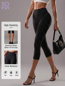 Soyun New Polka Dot Shorts, Comfortable And Easy To Wear, Soft And Skin-Friendly Sports Black - Black - View 10
