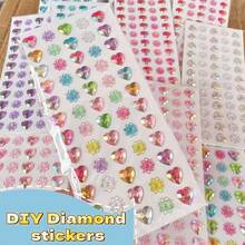 Multi-Color Gem Stickers - Heart-Shaped 3D Shiny Self-Adhesive Decorative Stickers, Suitable For Handmade Crafts, DIY Diamond Stickers, Phone, Laptop, Tablet Decoration, Birthday Gift Handmade Materials, Multi-Color Mixed, 3D Effect, Glossy Surface, Handmade, Scrapbook DIY Creative Stickers - Multicolor - View 8