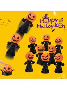 1 buah Mainan Kado Pesta Halloween: Peluncur Pegas Lompat, Mainan Kreatif Elastis, Pengisi Kantong Permen Halloween Bebas Gula (Model Acak) - MultiWarna - View 2