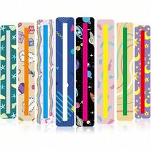8PCS Assorted Colors Reading Rulers, Suitable For Dyslexia And Beginners, With Tracking Line Guided Reading Strips, PET Material, Fun And Educational Design, Essential Reading Accessory For Independent Practice - A - View 7