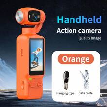 Reletech Kamera Aksi Gimbal Saku Portabel 4K HD Lensa Putar 180° Kamera Vlog Anti Guncangan untuk Aktivitas Luar Ruangan, Bersepeda, dan Perjalanan - View 11