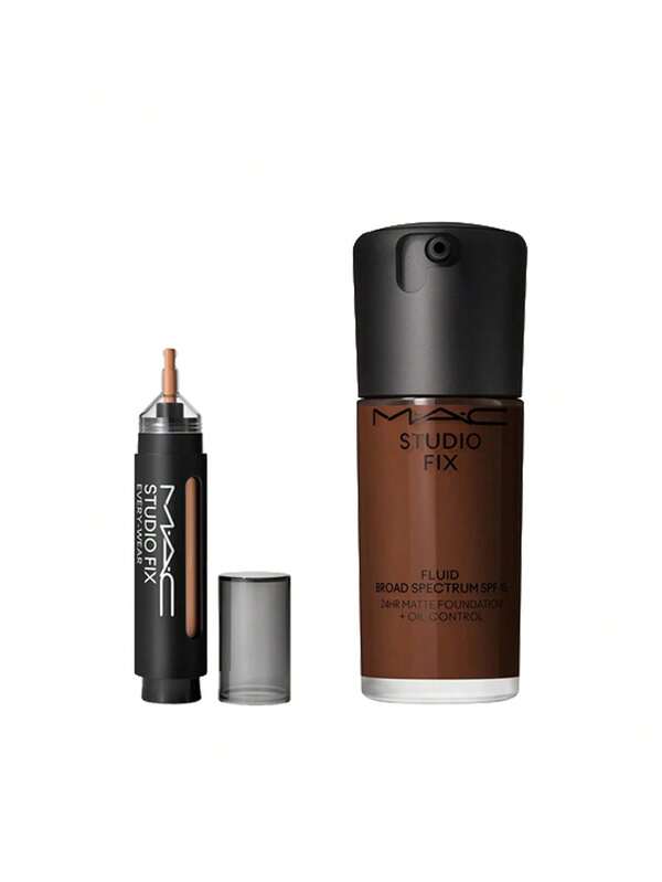 [Bundle] Mac Studio Fix Every-Wear All-Over Face Pen NC40 12 Ml + Studio Fix Fluid SPF 15 Foundation NW58 30 Ml