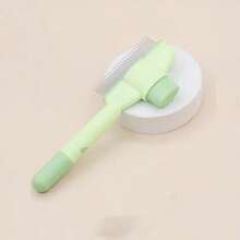 1pc/2pcs Pet Self-Cleaning Brush, Cat Dog Deshedding Brush, Detangling Brush For Long Haired Pets, Massage Brush For Matted Fur, One-Button Self-Cleaning Rake, Not Recommended For Short-Haired Pets - Multicolor - View 15