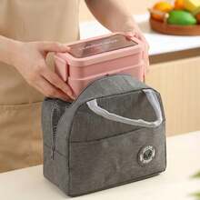 1pc Japanese Style Double Layer Bento Box, Back To School Divided Lunch Box, Portable Lunch Box, Sushi Rice Box, Office Worker Japanese Fresh-Keeping Box, Student Portable Lunch Box, Sandwich Lunch Box, Microwave And Dishwasher , Suitable For Students, Office, Outdoor - View 2